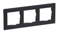 Legrand SEANO 3-gruppsram i765473färgen antracit (765473)