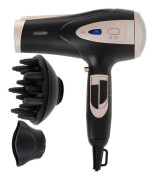 Adler Mesko MS 2287 hårtork 2400 W Svart. Champagne