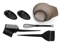 Hår Färgningsborste Hårtoning Salong Blandningskopp Halksäker Hårfärgning Stylingverktyg (Svart)