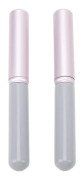 2 st läppborste med lock Professionell bärbar utsökt mjuk hår läppmakeupborste kosmetiskt verktyg