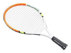 Tennisracket 19in Nylonremsa Stötdämpande med Overgrip Bollar Tennisracket för Barn Sport