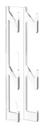 Akryl Hörlursställ Spelkontroll Display Rack för PS5/PS4/Xbox/Switch, Väggmonterad Kontrollhållare