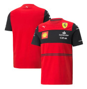F1 racingdräkt Lecler röd kortärmad T-shirt sommarkläder XL