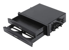 Universal Bil Dash Trim Dubbel Din Radio Ficka Kit Dryck Kopphållare Förvaringslåda-MXBC