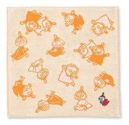 JIKAN STYLE MOOMIN Trippelgaze Lilla My 25 x 25 05854 Näsduk, & Barn, Beige, Ca. cm,