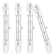(120W) 5 st 80W Halogenlampa R7S 78mm 230V 2100lm Varmvit 2700K T3 J Typ Strålkastarlampa