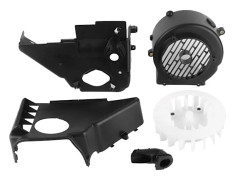 Motorfläktkåpa Luftintag Kylsystem Passar GY6 125/150cc ATV Go Kart Buggys och Scooter