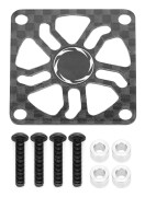 Kylfläktskydd i kolfiber för RC-motor, elektriskt reglerat fläktningsskydd, 40 mm