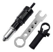 Dg-elektrisk Nita-pistol Nitverktyg Sladdlös Nitning Borr Adapter Insatsmutterverktyg Multifunktionell Spikpistol Automatisk Nit