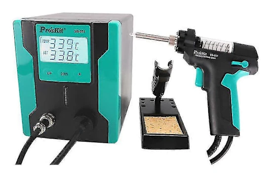 Pro'skit Ss-331h Esd Lcd Digital Elektrisk Avlödningspump Bga Avlödningssug Vakuum Lödsugare Pistol Auto Sleep 110v/220v