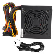 PC Nätaggregat 500W Tyst Stationär Dator Delar ATX 24‑Pi