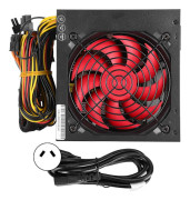 PC Nätaggregat 400W Tyst Datorkomponenter ATX 24-Pin 12cm R