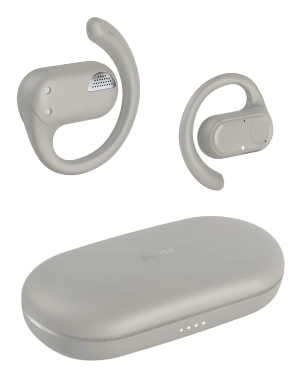 Hama Spirit Open, True Wireless Stereo (TWS), Samtal/musik, 80 - 15000 hz, 90 g, Headset, Slipa