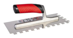 Inox 28cm 12x12mm serrated spatula [74942]