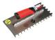 Rubi stål tandspackel 28cm 6 x 6mm 45º RUBIFLEX öppet handtag (75946)