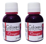 Färgpigment för ljus 54 ml - röd Röd
