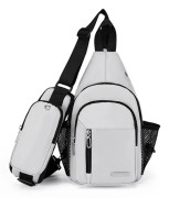 Bröstväska för män Oxfordtyg Casual Axelväska Crossbody Liten Ryggsäck GS_tfrf