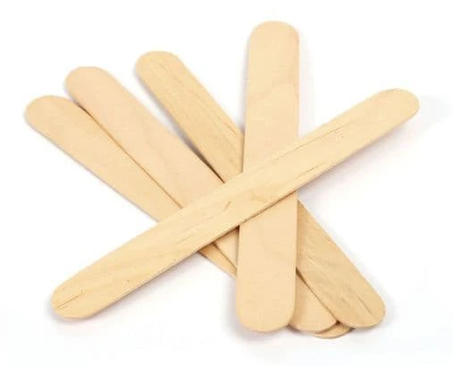 Träglasspinnar - GRAINE CREATIVE - 11 cm - 900 stycken - Flerfärgad - Livsmedelskvalitet