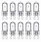 G9 Halogenlampor 40W, 230V, 10-pack