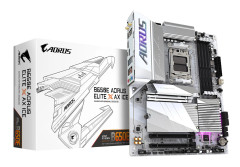 AORUS B650E ELITE X AX ICE - Moderkort - ATX - Socket AM5 - AMD B650 Chipuppsättning - USB-C 3.2 Gen2, USB 3.2 Gen 2, USB 3.2 Gen 1, USB-C 3.2 Gen ...