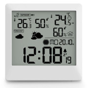 Hama 00222238, Vit, Inomhushygrometer, Inomhustermometer, Utomhushygrometer, Utomhustermometer, hygrometer, Termometer, hygrometer, Termometer, 20 ...