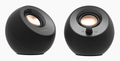 Creative Pebble V3 - Högtalare - för persondator - 2.0-kanals - trådlös - Bluetooth - USB - 8 Watt (Total) - svart