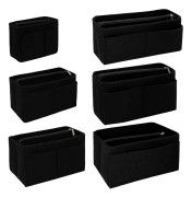 2x Väskinsatser - Svart Black Mini