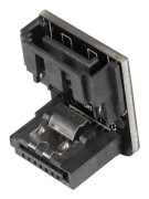 90 grader Sata-adapter Slitstyrka Fint utförande Enkel installation Moderkortskontakt