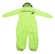 Biodlaroverall Fluorescerande Grön En Del Dragkedjedesign Andningsbara Biodlarkläder