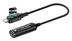 140W DC (5.5x2.5mm) till USB-C Konverter Adapter med Digital Display och Kort Kabel