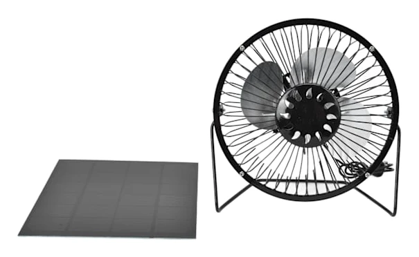 Solpanel Fläkt 4.5W 6V Solpanel USB Monokristallint Kisel