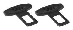 Bälteslarmsstopp - Bilstolsbältesstopp - Svart bälte 2-pack