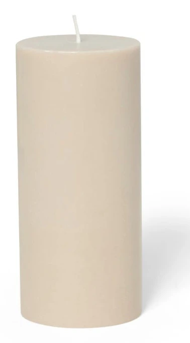 Blockljus Stearin 15x6,8cm Beige