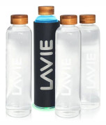 Vattenrenare LaVie Pure UVA - Paket med 1 renare + 4 flaskor 1L, Antracit, rening på 15 min