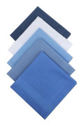 5-Pack Bomullsnäsdukar 40x40cm, Herrnästuk 100% bomull – Klassisk Rutig Design för Resor, Bröllop & Möten