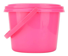 Multifunktionell målarpenseltub Plast 2 fack Hink med paletter för färgblandning(YJ004