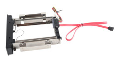 Intern SATA Hårddiskadapter Rostfritt Stål Stödjer SATA II Hot Swap 3Gbps 5.25 Utan Låda