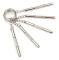 4-pack Glasögonmejsel 3-i-1 Mini Mejsel Nyckelring för Glasögon Solglasögon Klockor