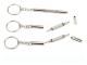 4-pack Glasögonmejsel 3-i-1 Mini Mejsel Nyckelring för Glasögon Solglasögon Klockor
