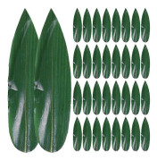 100 st Sushi Bambublad Sushi Fett Dekor Bambublad Sashimi Dekor Mattor TY
