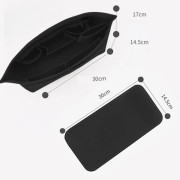 ING Handväska Organizer Insats - Inre Väska Organizer för Handväskor (2-pack) - Svart