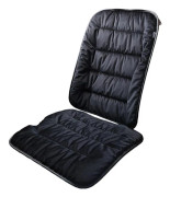 Vinter Plysch Varm Bil Sittdyna och Ryggstöd Set - Sammet Komfort, kompatibelt med de flesta bilmodeller Black Black