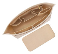 Handväska Organizer Insats - Inre Väska Organizer för Handväskor (2-Pack) - Beige