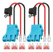 2-pack 12 AWG Kabelstam Kontakt Ersättning för Peg-Perego 12Volt SLA Batteri Åkfordon R