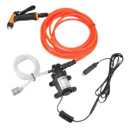Biltvätt, 12V vattenpump, högtryckstvätt, självsugande bärbar elektrisk minitvätt, biltillbehör