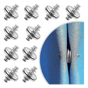 10 Magneter för Gardinförslutning, Magneter för Gardinvikter med Bakre Dubbar