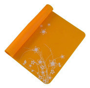 15,7" x 11,8" silikon tryckt bordstablett, ger en utmärkt matupplevelse Värmebeständig och vattentät (orange)