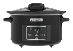 Crock-Pot CSC052X, 4,7 l, Svart, Silver, Digital, 0,5 h, 20 h, Glas