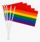 Pride handflagga – 5-pack