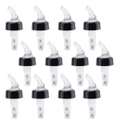 12-pack Automatisk Mätande Flaskhällare, 30ml Barhällare som Inte Läcker, Snabb Shot Spirit Mätare Hällare Drycker Vin Cocktail Dispenser H